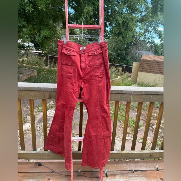 Free People Denim - Curvy utility flare